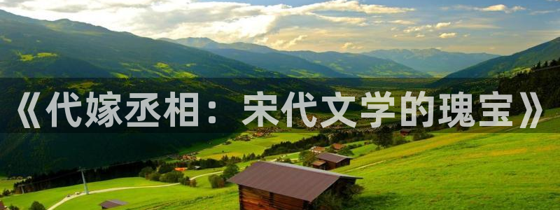 韩漫漫画免费阅读app：《代嫁丞相：宋代文学的瑰宝》
